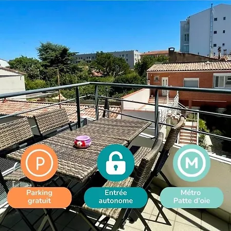 Bara ,balcony ,parking ,patte D'oie Neighborhood Appartement